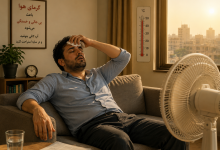 گرمای هوا و بی حالی تابستان